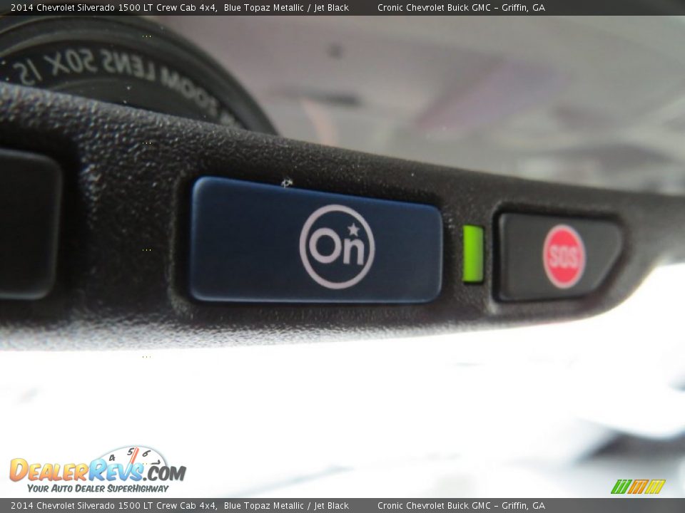 2014 Chevrolet Silverado 1500 LT Crew Cab 4x4 Blue Topaz Metallic / Jet Black Photo #16