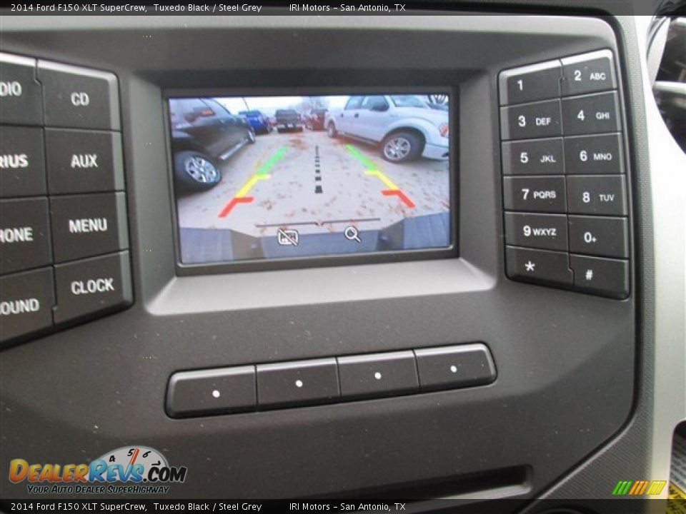 2014 Ford F150 XLT SuperCrew Tuxedo Black / Steel Grey Photo #11