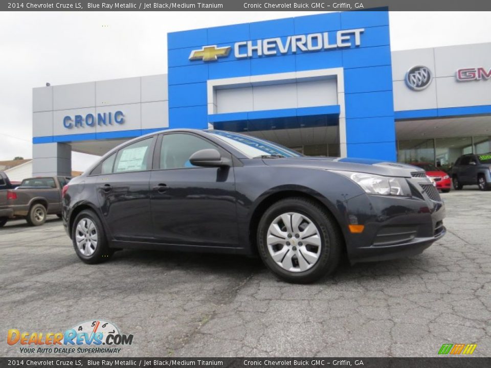 2014 Chevrolet Cruze LS Blue Ray Metallic / Jet Black/Medium Titanium Photo #1