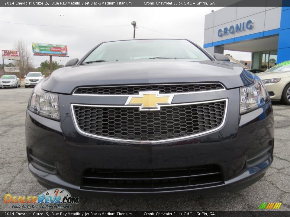 2014 Chevrolet Cruze LS Blue Ray Metallic / Jet Black/Medium Titanium Photo #2