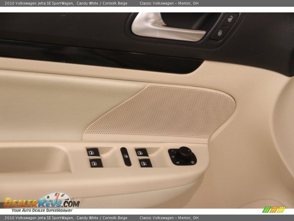 2010 Volkswagen Jetta SE SportWagen Candy White / Cornsilk Beige Photo #5