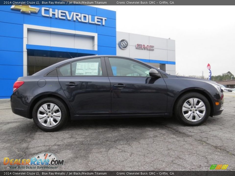 2014 Chevrolet Cruze LS Blue Ray Metallic / Jet Black/Medium Titanium Photo #8