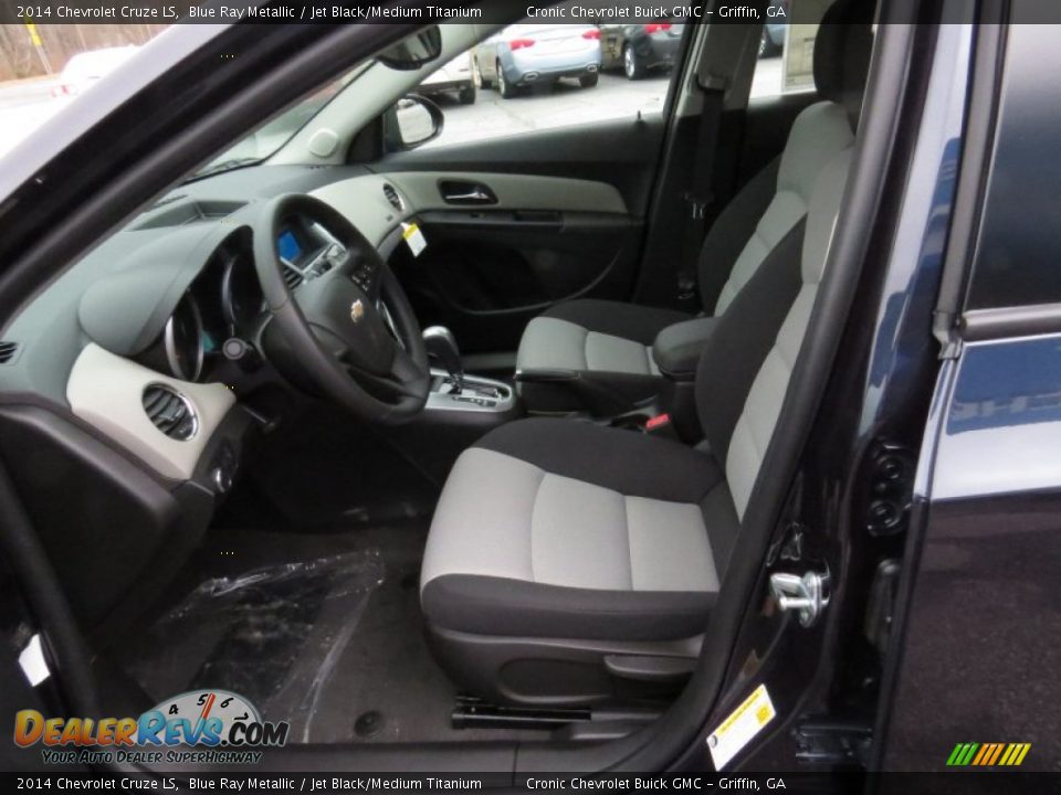 2014 Chevrolet Cruze LS Blue Ray Metallic / Jet Black/Medium Titanium Photo #10