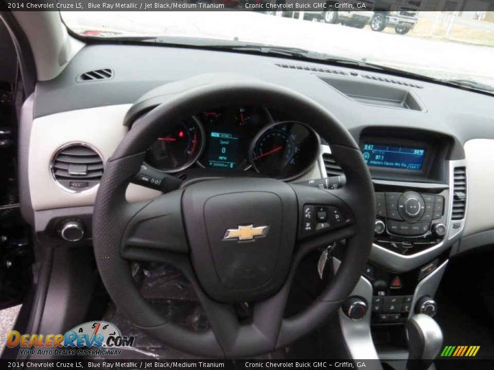 2014 Chevrolet Cruze LS Blue Ray Metallic / Jet Black/Medium Titanium Photo #11