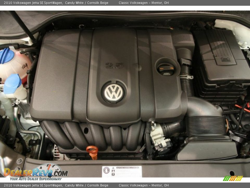 2010 Volkswagen Jetta SE SportWagen 2.5 Liter DOHC 20-Valve 5 Cylinder Engine Photo #34