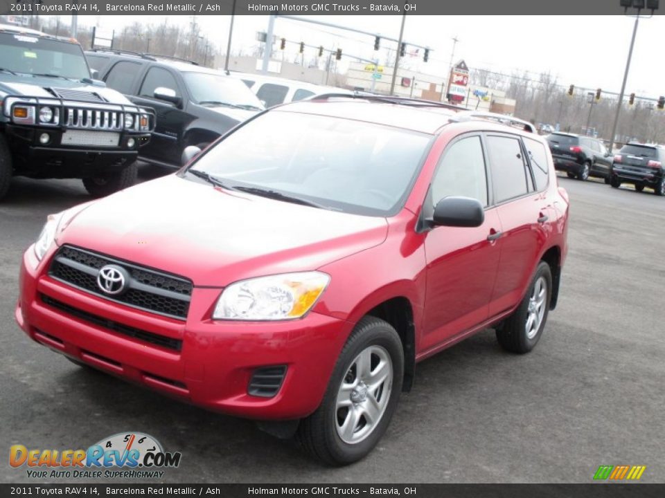 2011 Toyota RAV4 I4 Barcelona Red Metallic / Ash Photo #3