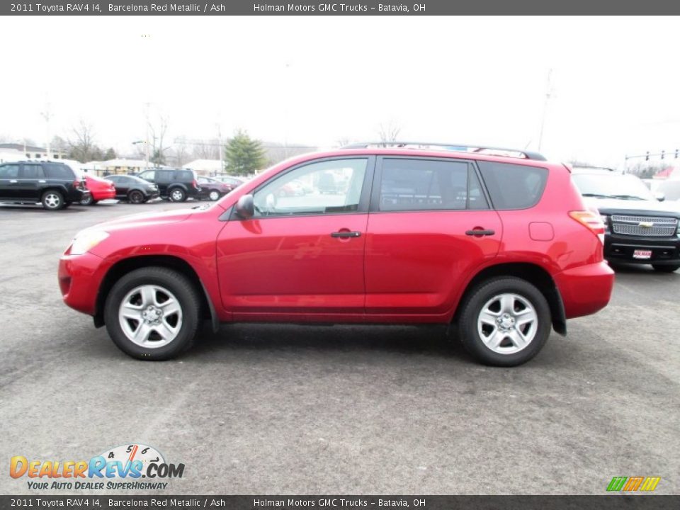 2011 Toyota RAV4 I4 Barcelona Red Metallic / Ash Photo #4