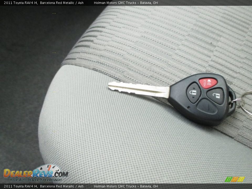 2011 Toyota RAV4 I4 Barcelona Red Metallic / Ash Photo #10