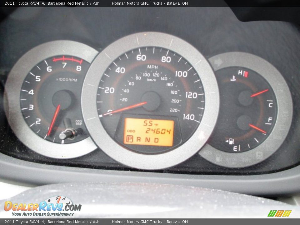 2011 Toyota RAV4 I4 Barcelona Red Metallic / Ash Photo #14