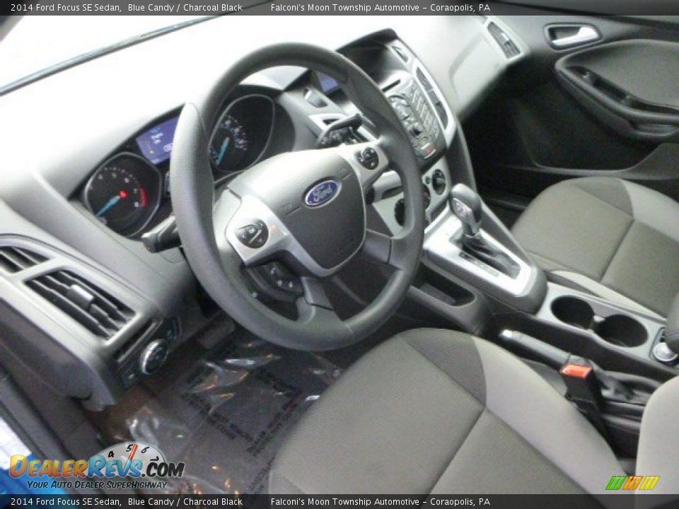 2014 Ford Focus SE Sedan Blue Candy / Charcoal Black Photo #20