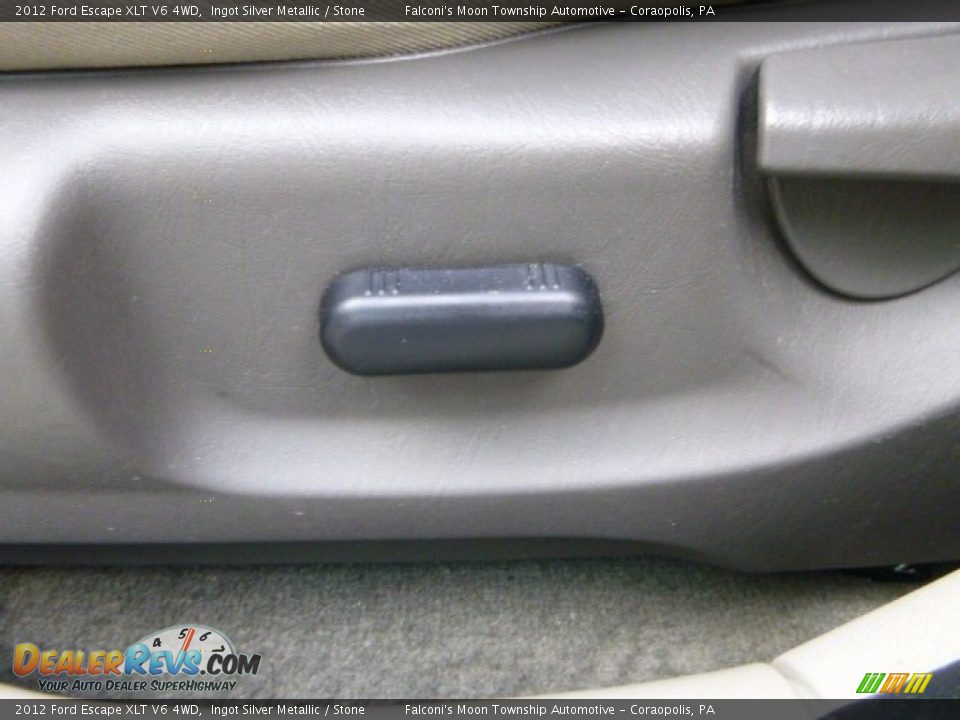 2012 Ford Escape XLT V6 4WD Ingot Silver Metallic / Stone Photo #20