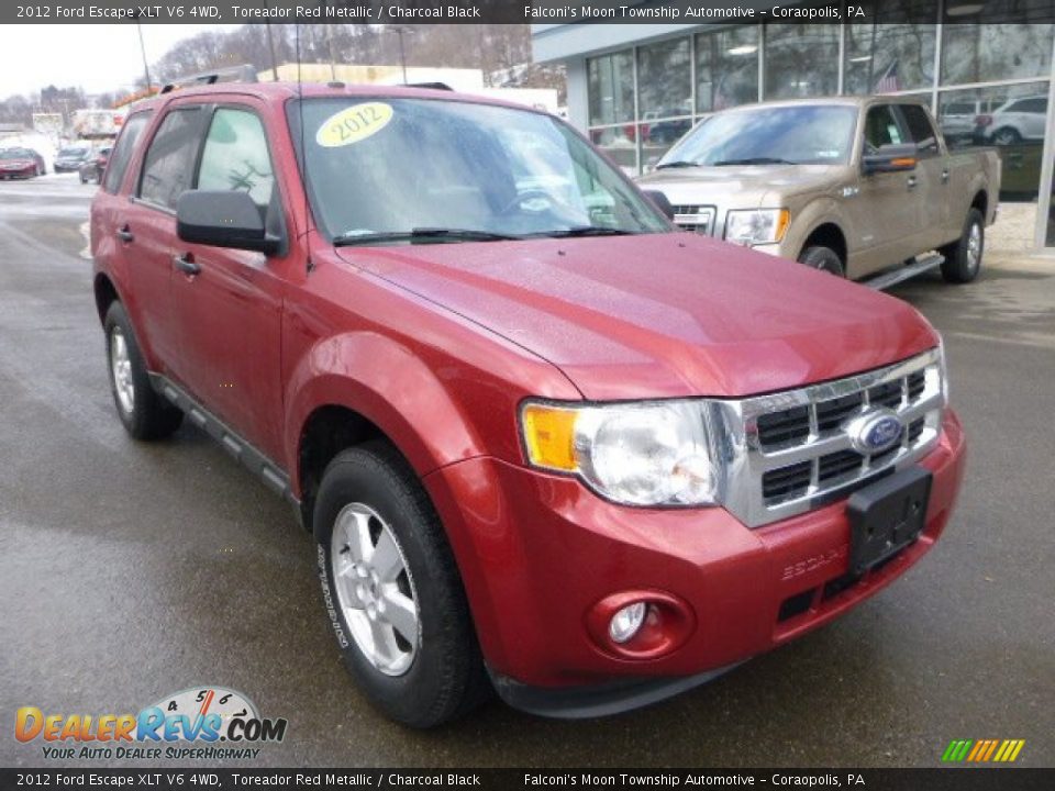 2012 Ford Escape XLT V6 4WD Toreador Red Metallic / Charcoal Black Photo #8