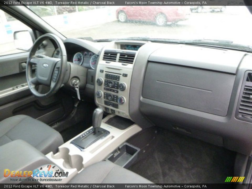 2012 Ford Escape XLT V6 4WD Toreador Red Metallic / Charcoal Black Photo #11