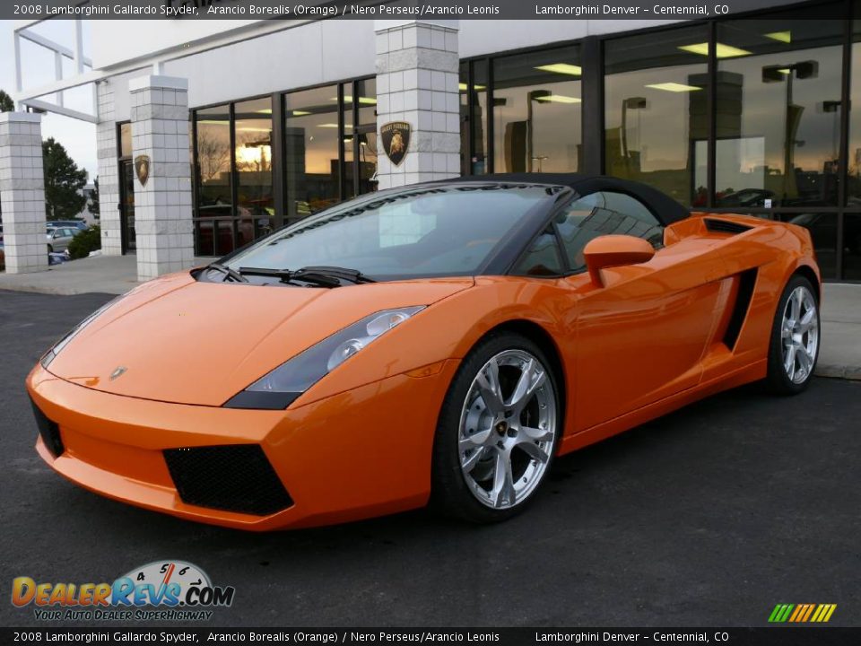 Front 3/4 View of 2008 Lamborghini Gallardo Spyder Photo #1