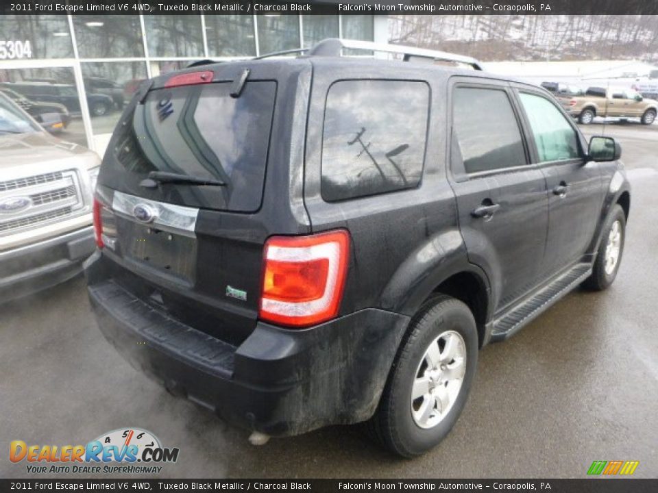 2011 Ford Escape Limited V6 4WD Tuxedo Black Metallic / Charcoal Black Photo #2