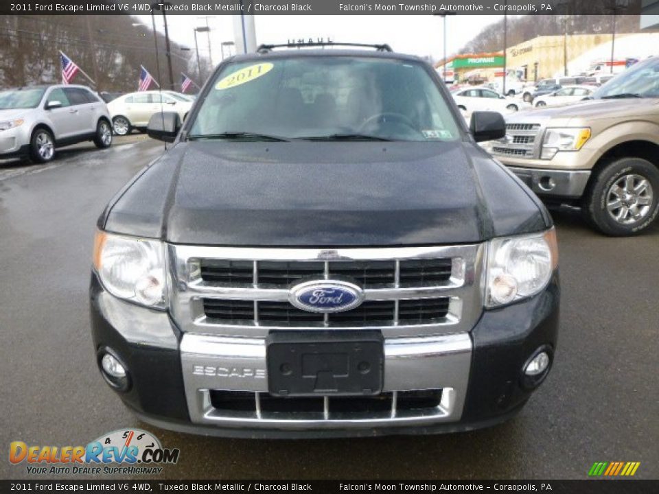 2011 Ford Escape Limited V6 4WD Tuxedo Black Metallic / Charcoal Black Photo #7