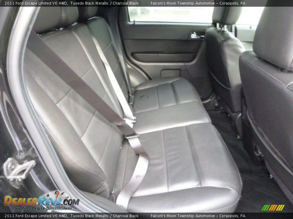 2011 Ford Escape Limited V6 4WD Tuxedo Black Metallic / Charcoal Black Photo #13