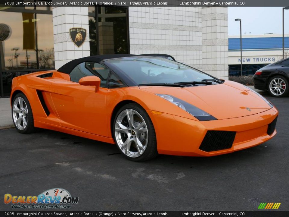 Front 3/4 View of 2008 Lamborghini Gallardo Spyder Photo #6