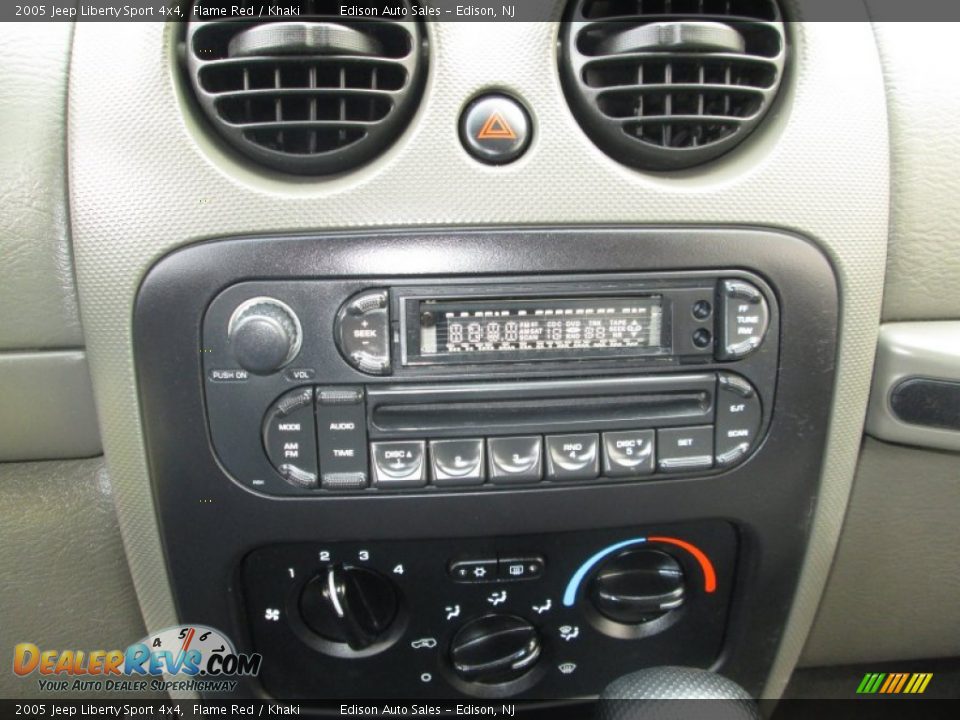 2005 Jeep Liberty Sport 4x4 Flame Red / Khaki Photo #19