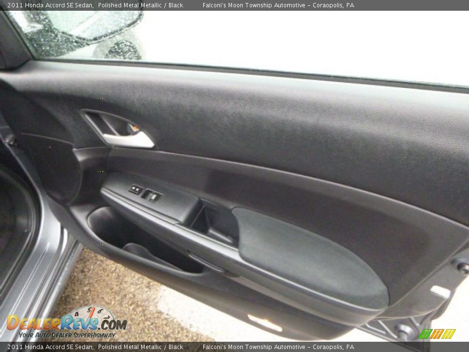 2011 Honda Accord SE Sedan Polished Metal Metallic / Black Photo #12