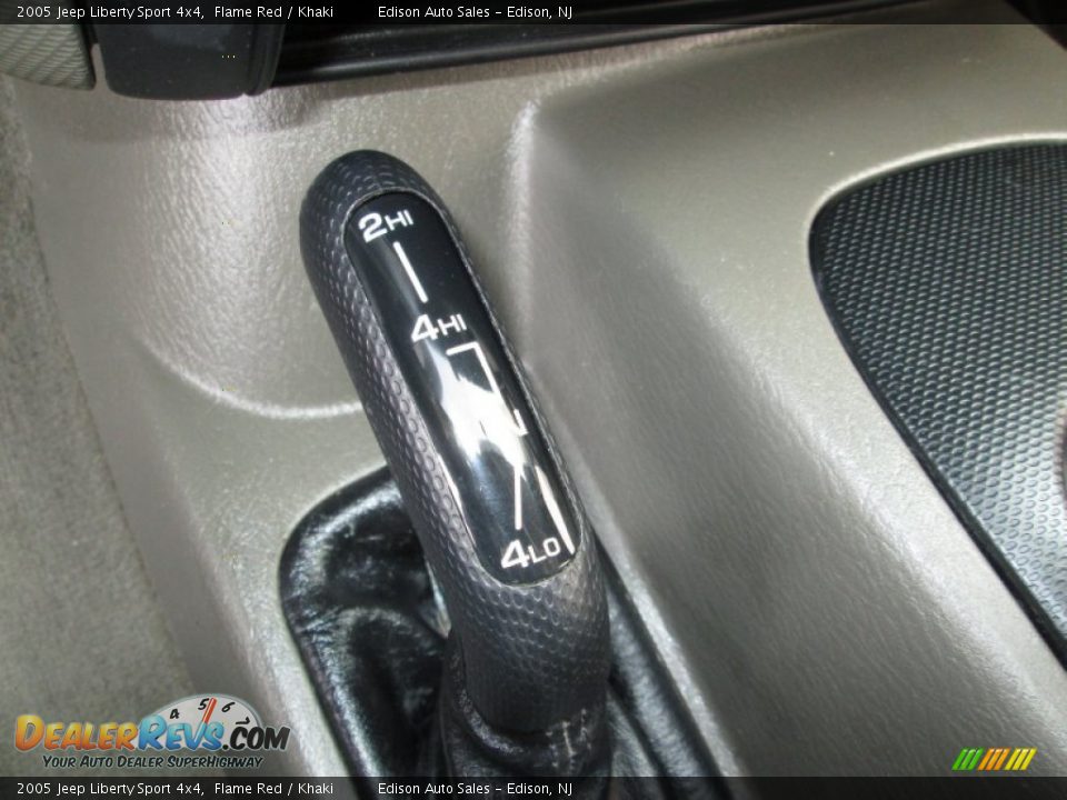 2005 Jeep Liberty Sport 4x4 Flame Red / Khaki Photo #21