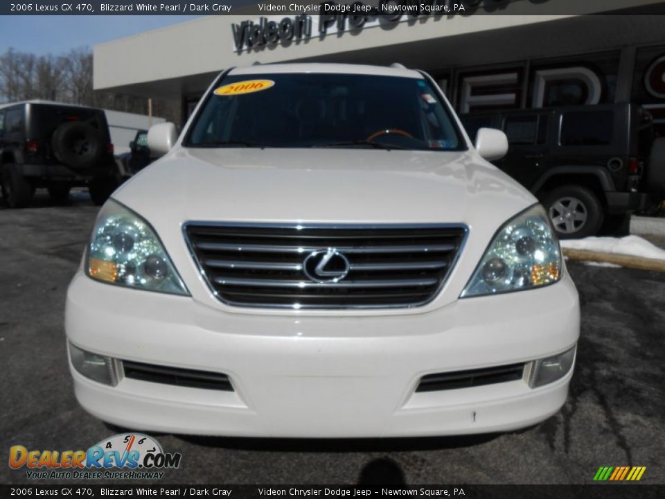 2006 Lexus GX 470 Blizzard White Pearl / Dark Gray Photo #2
