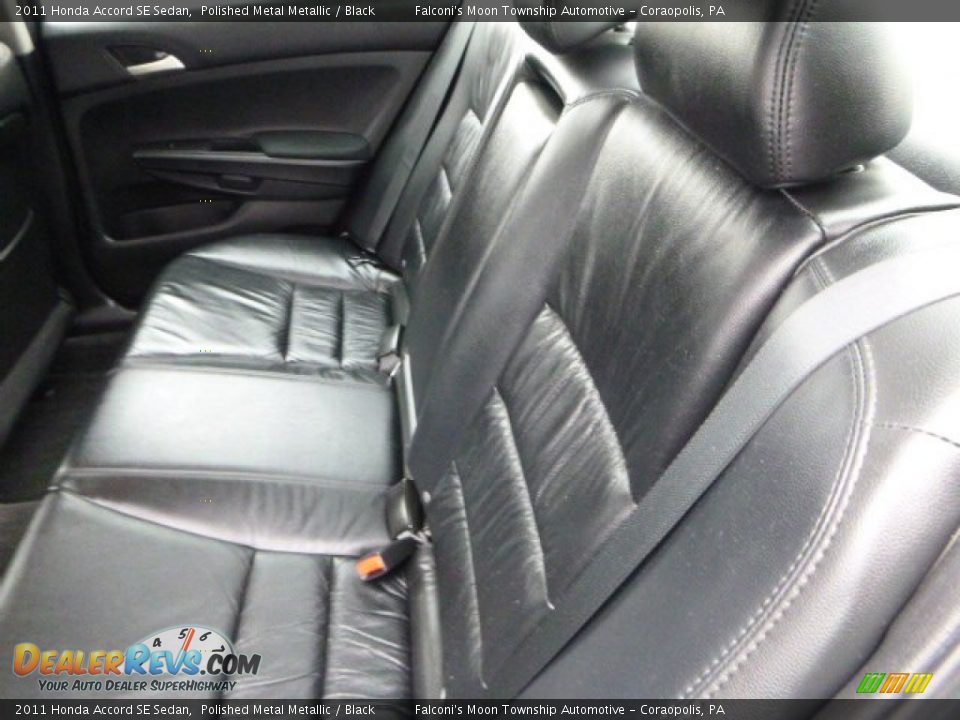 2011 Honda Accord SE Sedan Polished Metal Metallic / Black Photo #16