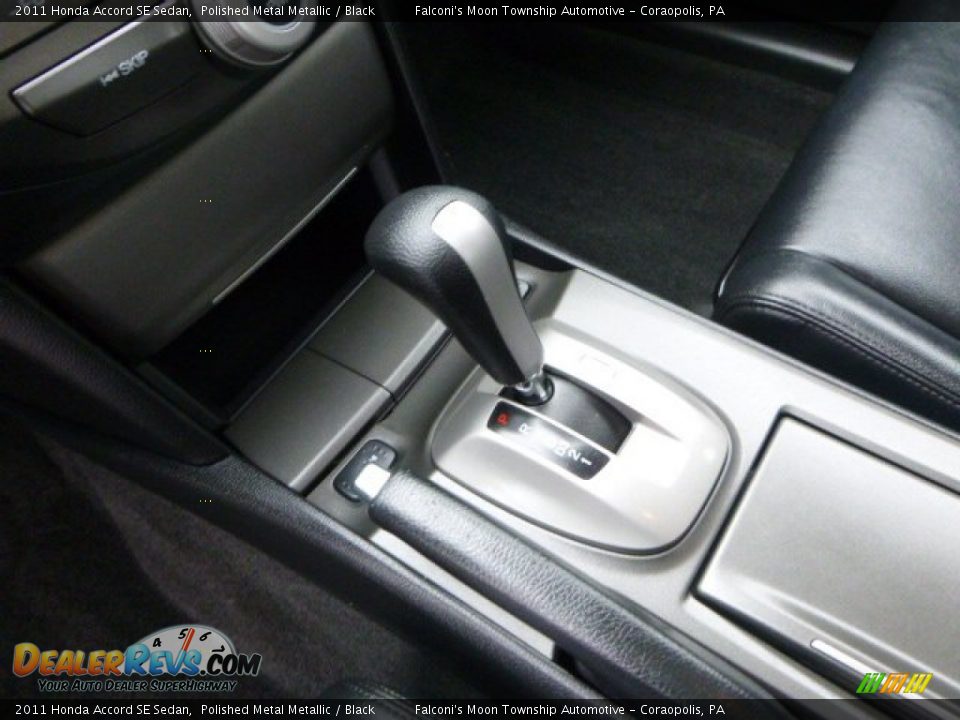 2011 Honda Accord SE Sedan Polished Metal Metallic / Black Photo #21