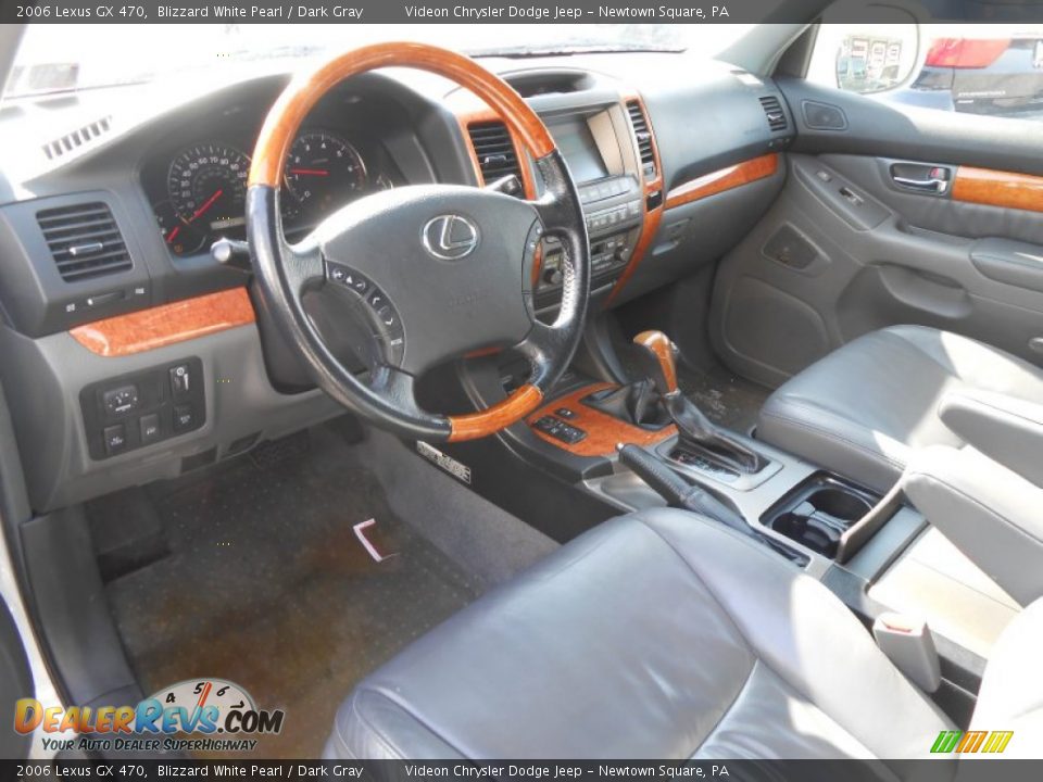 2006 Lexus GX 470 Blizzard White Pearl / Dark Gray Photo #9