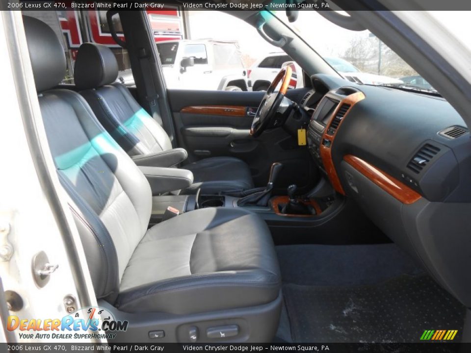 2006 Lexus GX 470 Blizzard White Pearl / Dark Gray Photo #13