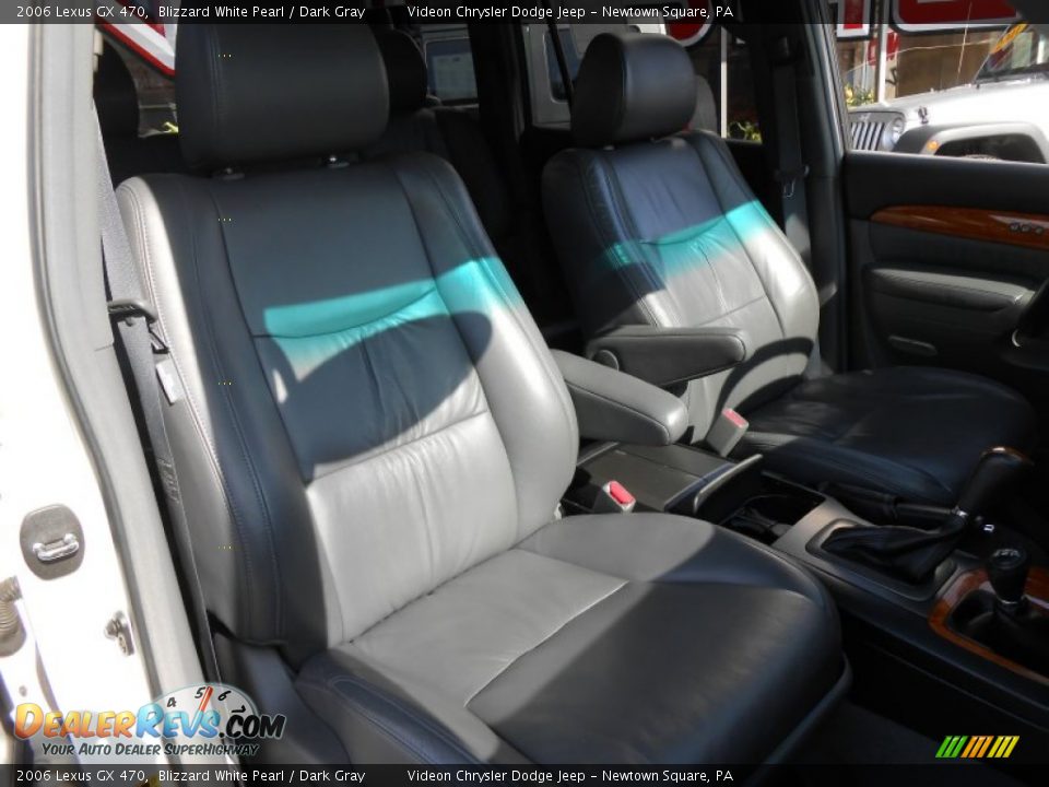 2006 Lexus GX 470 Blizzard White Pearl / Dark Gray Photo #14