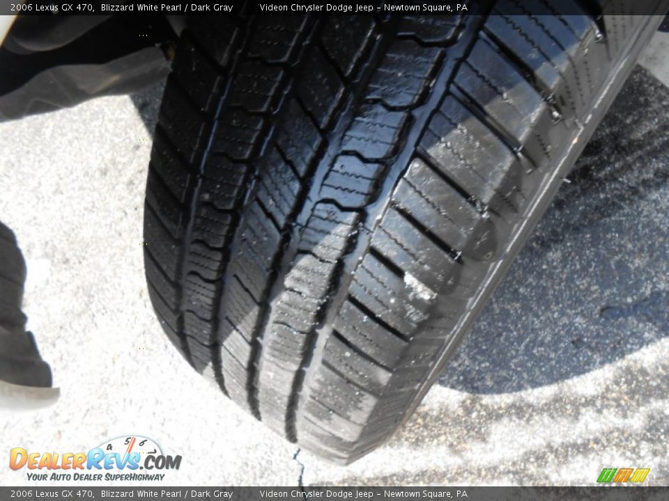 2006 Lexus GX 470 Blizzard White Pearl / Dark Gray Photo #21
