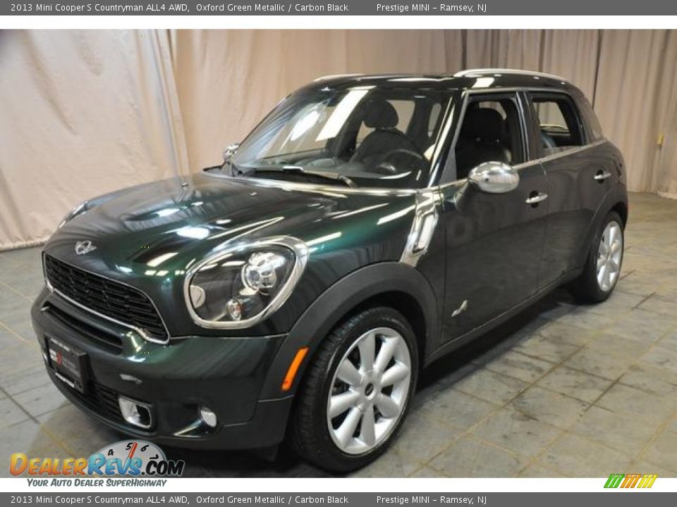 2013 Mini Cooper S Countryman ALL4 AWD Oxford Green Metallic / Carbon Black Photo #1