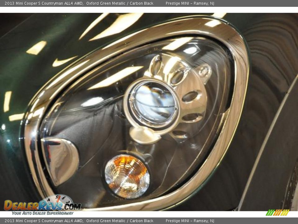 2013 Mini Cooper S Countryman ALL4 AWD Oxford Green Metallic / Carbon Black Photo #2