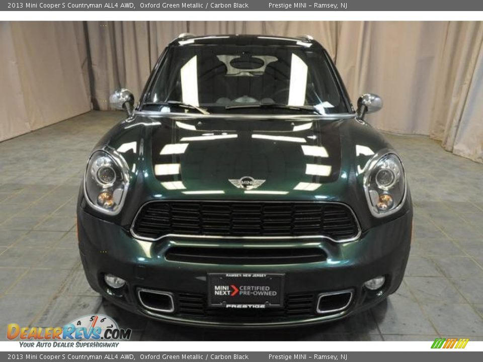 2013 Mini Cooper S Countryman ALL4 AWD Oxford Green Metallic / Carbon Black Photo #3