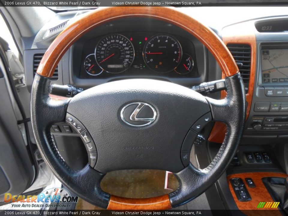 2006 Lexus GX 470 Blizzard White Pearl / Dark Gray Photo #23