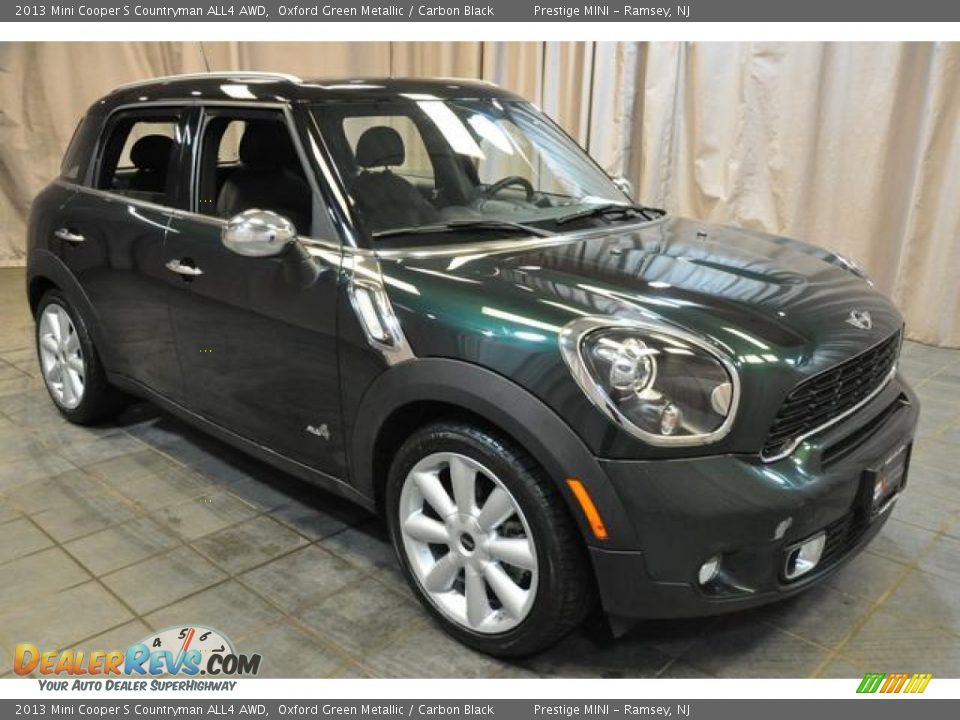 2013 Mini Cooper S Countryman ALL4 AWD Oxford Green Metallic / Carbon Black Photo #4