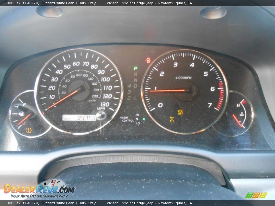 2006 Lexus GX 470 Blizzard White Pearl / Dark Gray Photo #24