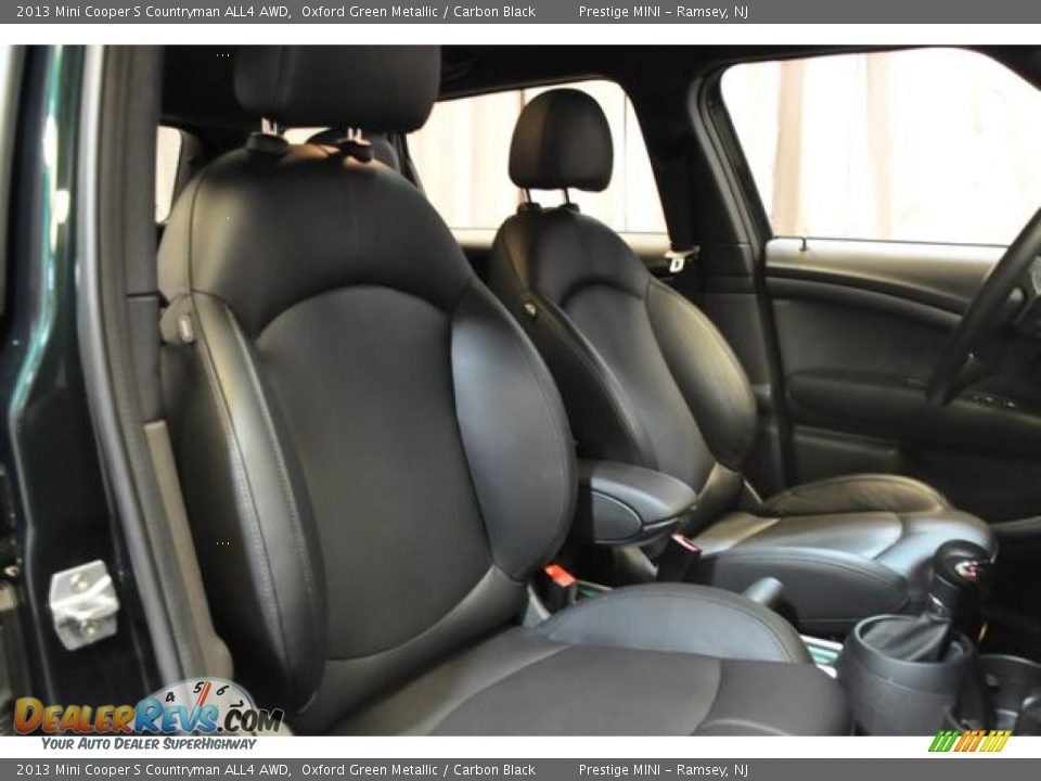 2013 Mini Cooper S Countryman ALL4 AWD Oxford Green Metallic / Carbon Black Photo #6