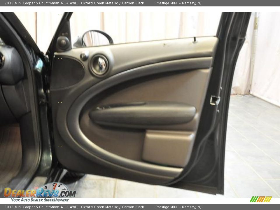 2013 Mini Cooper S Countryman ALL4 AWD Oxford Green Metallic / Carbon Black Photo #7