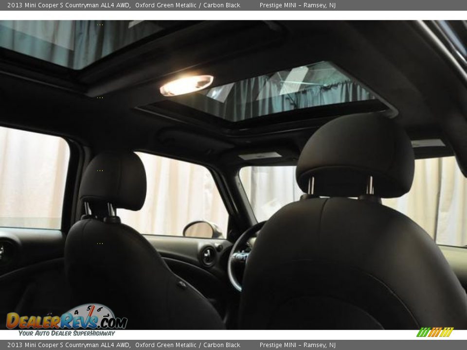 2013 Mini Cooper S Countryman ALL4 AWD Oxford Green Metallic / Carbon Black Photo #16