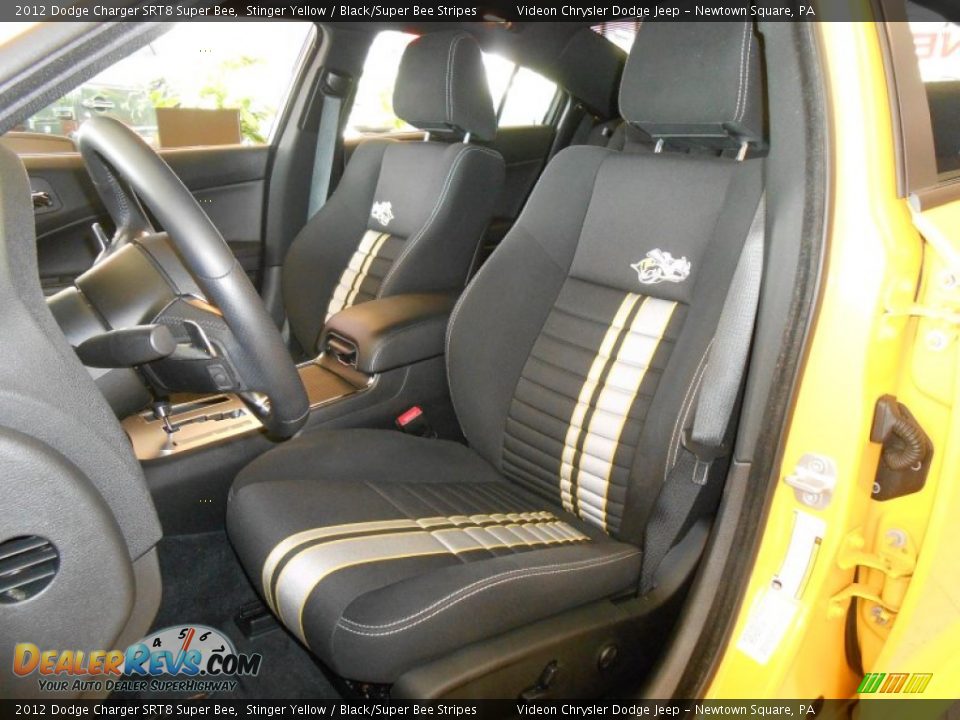 Front Seat of 2012 Dodge Charger SRT8 Super Bee Photo #10