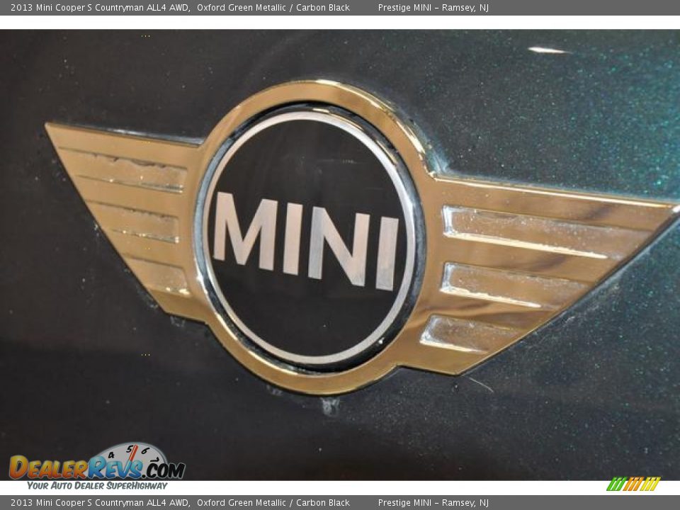 2013 Mini Cooper S Countryman ALL4 AWD Oxford Green Metallic / Carbon Black Photo #20