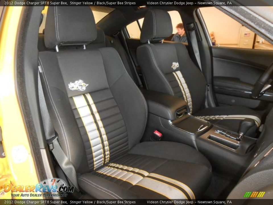 Front Seat of 2012 Dodge Charger SRT8 Super Bee Photo #13