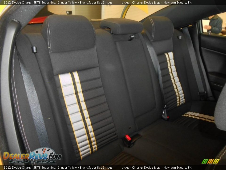 Rear Seat of 2012 Dodge Charger SRT8 Super Bee Photo #14