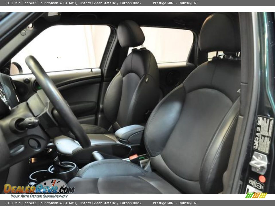 2013 Mini Cooper S Countryman ALL4 AWD Oxford Green Metallic / Carbon Black Photo #25