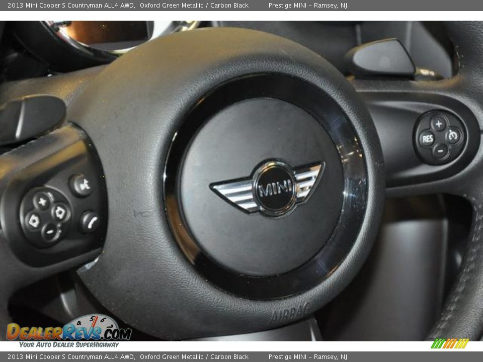 2013 Mini Cooper S Countryman ALL4 AWD Oxford Green Metallic / Carbon Black Photo #29