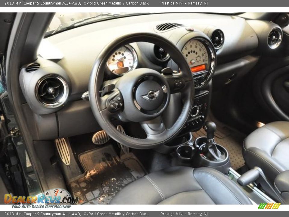 2013 Mini Cooper S Countryman ALL4 AWD Oxford Green Metallic / Carbon Black Photo #31