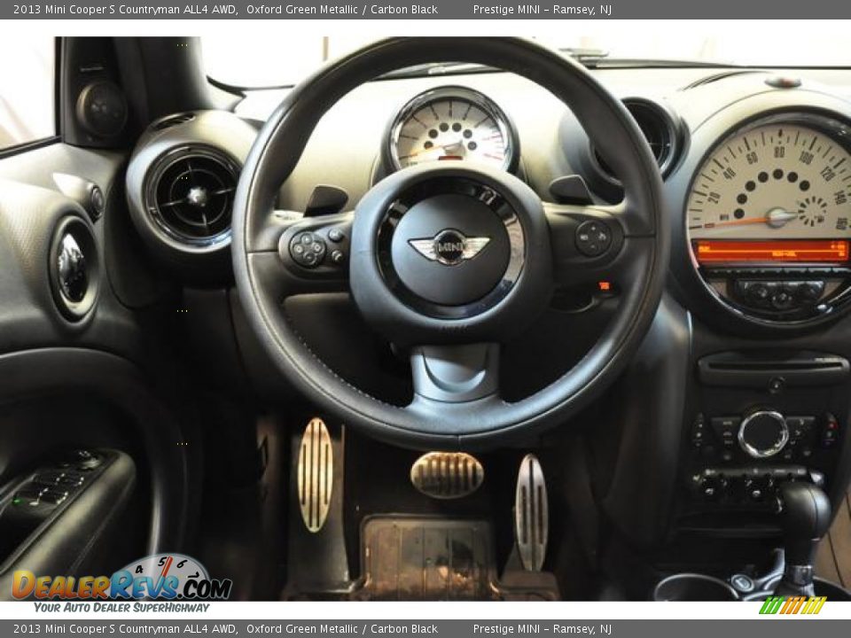 2013 Mini Cooper S Countryman ALL4 AWD Oxford Green Metallic / Carbon Black Photo #33
