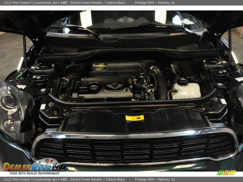 2013 Mini Cooper S Countryman ALL4 AWD Oxford Green Metallic / Carbon Black Photo #34